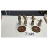 WILLOW TREE FIGURES, ONE DAMAGED
