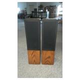 PAIR SPEAKERS, 9 x 9, 31 TALL
