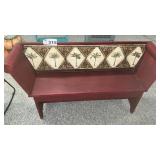 WOOD BENCH, 44 INCHES LONG, SEAT HEIGHT 14 INCH,