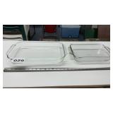 PYREX, FIRE KING BAKING DISHES