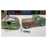 CERAMIC TRUCK AND CAMPER