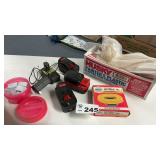 ROLL PLASTIC, BLACK AND DECKER BATTERS AND