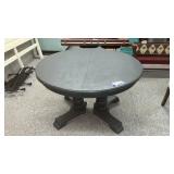 ROUND WOOD TABLE, 48 DIAMETER, 29 TALL