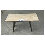WOOD BENCH/TABLE, 12 x 30, 20 TALL