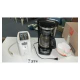 TOASTER, COFFEE MAKER