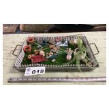 GALVANIZED PAN, GARDEN SCENERY