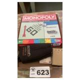 MONOPOLY GAME, PLAYING CARDS