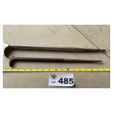 ROLLING HEAD PRYBARS, SMALL ONE IS SNAP-ON