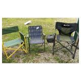 3 OUTDOOR CHAIRS