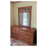 DRESSER W MIRROR 81h x 63 l x 15.5 w