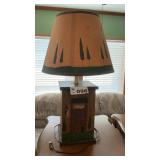 FOLK ART TABLE LAMP