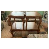 COFFEE TABLE, 2 END TABLES
