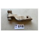 ALUMINUM HITCH, 2 INCH BALL