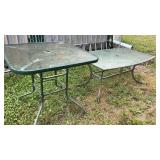 2 PATIO TABLES, NO CHAIRS