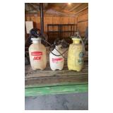 3 PLASTIC SPRAYERS