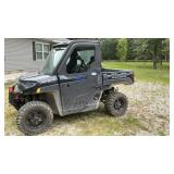 POLARIS RANGER SIDE BY SIDE, 2024, 240 MILES,