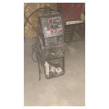 LINCOLN 135 AMP MIG WELDER, WITH STAND,