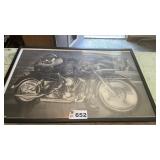 MOTORCYCLE PICTURE, 38 x 25
