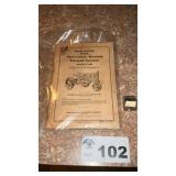 VINTAGE MCCORMICK- DEERING FARMALL TRACTOR