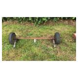 TRAILER AXLE, 50 INCHES BETWEEN SPRING CENTERS
