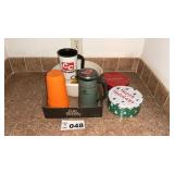 TINS, STANLEY CUP, PLASTIC WARE