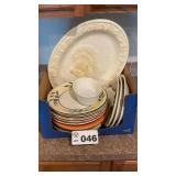 PLATTER, DISHES, IRONSTONE MINI PLATTERS