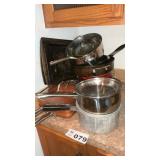 ASSORTED POTS, PANS