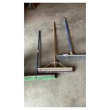 3 GARAGE BROOMS