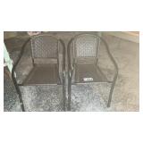 2 OUTDOOR CHAIRS
