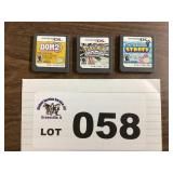 NINTENDO DS GAMES - DQM2 / POKEMON / STARFY