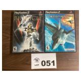 PLAYSTATION 2 GAMES - BIONICLE / ACECOMBAT 04