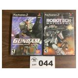 PLAYSTATION 2 GAMES - GUNDAM / ROBOTECH
