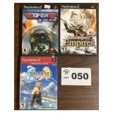 PLAYSTATION 2 GAMES - TOP GUN / DYNASTY WARRIORS