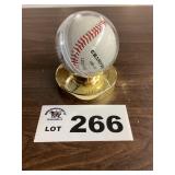 AUTOGRAPHED BASEBALL - OZZIE SMITH