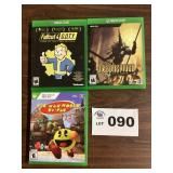 XBOX ONE GAMES - FALL OUT 4 / BLASPHEMOUS / PACMAN
