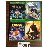 XBOX ONE GAMES - GHOSTBUSTERS / SONIC FRONTIERS /
