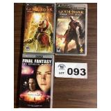 PSP GAMES - GOD OF WARD / FINAL FANTASY