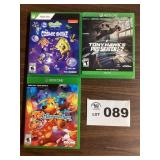 XBOX ONE GAMES - SPONGE BOB / TONY HAWKS /