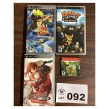 PSP GAMES - JAK DAXTER / RATCHET / AMNESIA /