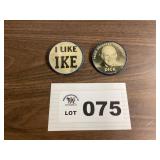 I LIKE IKE PIN