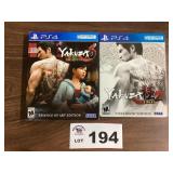 PLAYSTATION 4 GAMES - YAKUZA 6 / YAKUZA 2