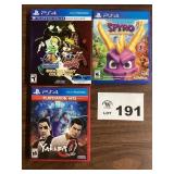 PLAYSTATION4 GAMES - ENDLESS NIGHT / SPYRO /