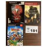 PLAYSTATION 2 GAMES - SPIDERMAN / SHADOW OF THE