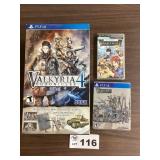 PSP AND PS4 - VALKYRIA CHRONICLES 4 GAMES