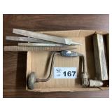 HAND DRILL / FILES / SHARPENING BLOCK