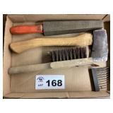 FILE / HATCHET / WIRE BRUSH / DRILL BITS