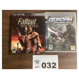 PLAYSTATION 3 GAMES - PS3 - FALLOUT / GUNDAM
