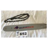 CHAINSAW BAR AND CHAIN