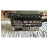 CASSETTE PLAYER, SPEAKER SELECTOR