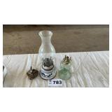 LAMPLIGHT FARMS OIL LAMP, 14 INCHES TALL, OTHER